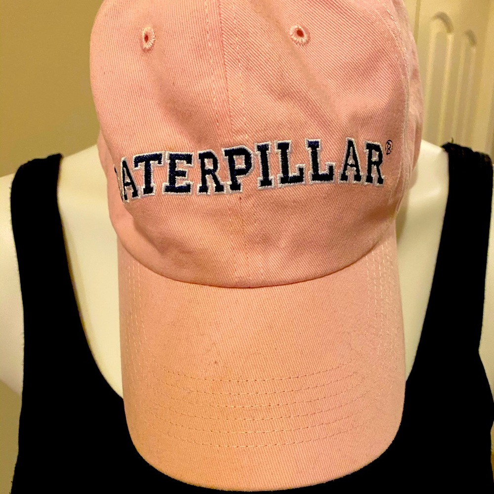Pink CAT hat. Caterpillar